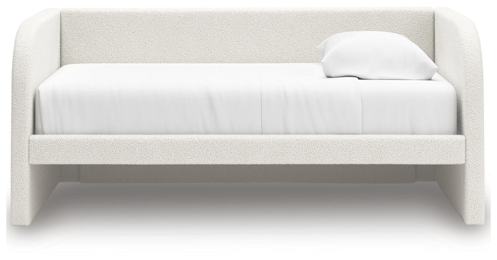 Arloster Twin Upholstered Day Bed - Beige (5)