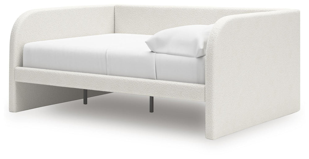 Arloster Full Upholstered Day Bed - Beige (3)