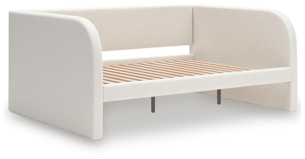 Arloster Full Upholstered Day Bed - Beige (4)