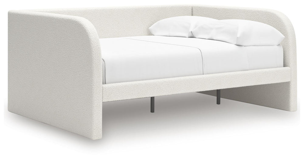 Arloster Full Upholstered Day Bed - Beige (1)