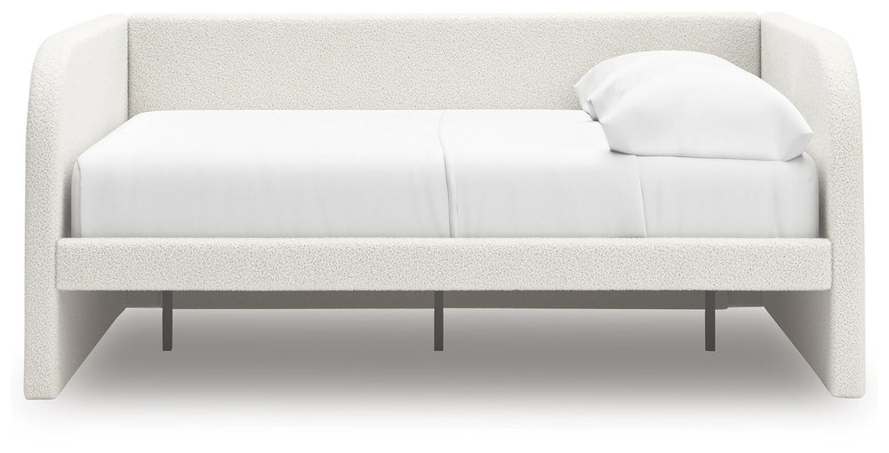 Arloster Full Upholstered Day Bed - Beige (5)