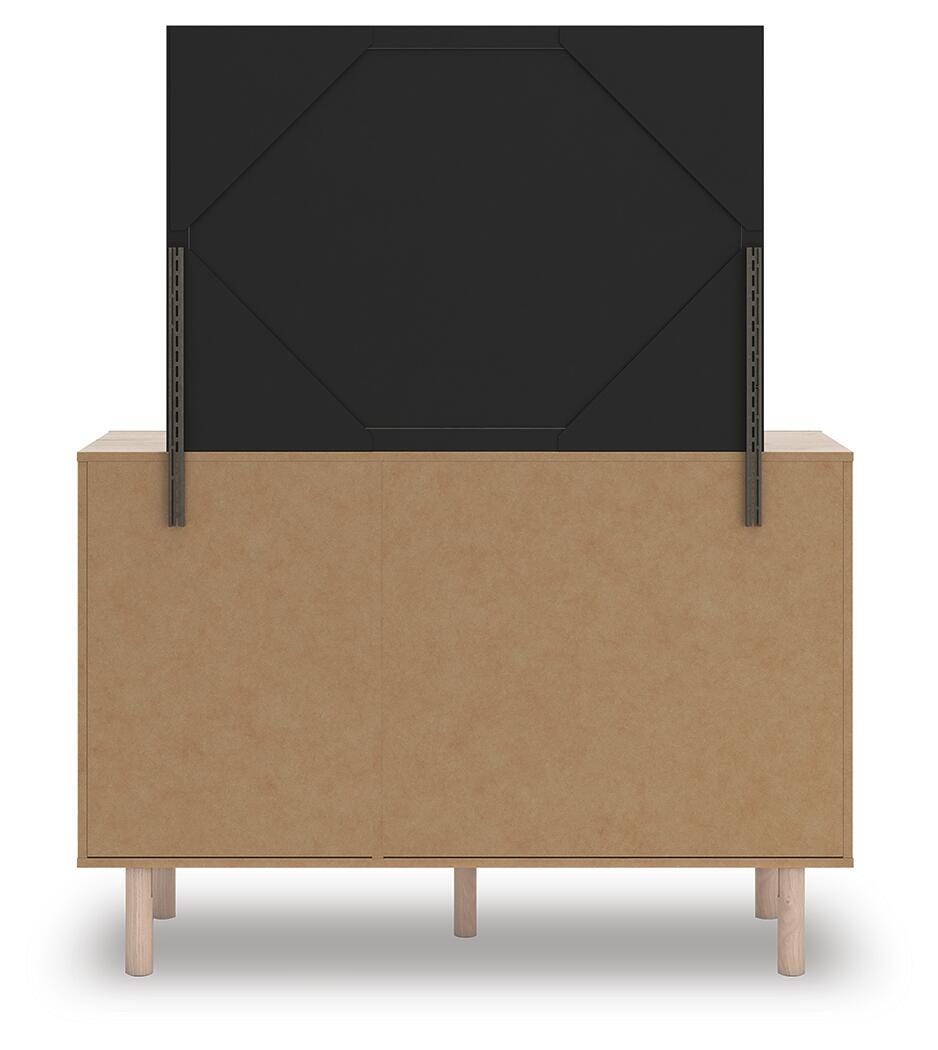Arloster Dresser and Mirror - Beige (6)