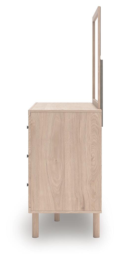 Arloster Dresser and Mirror - Beige (7)