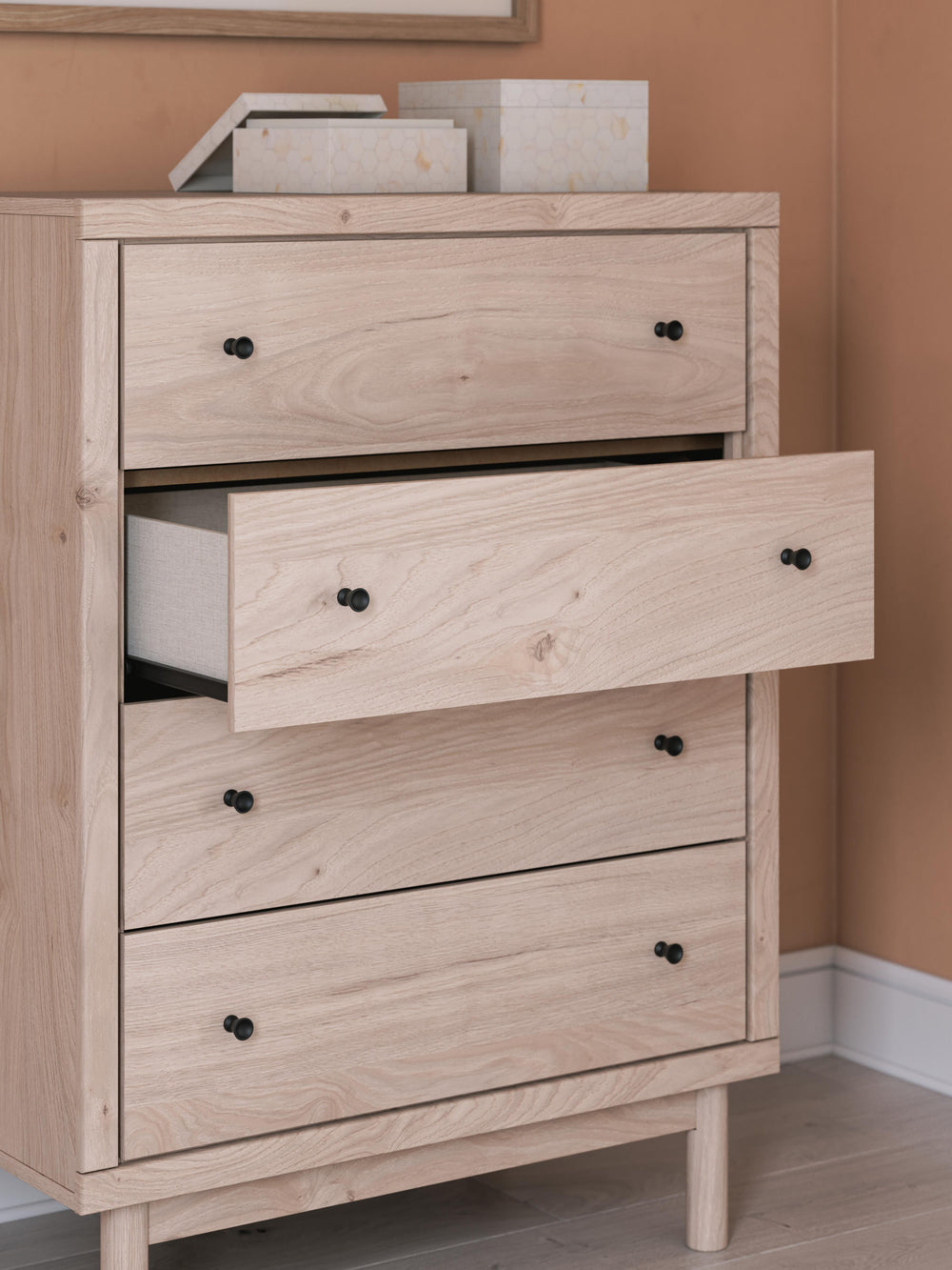 Arloster Chest of Drawers - Beige (10)