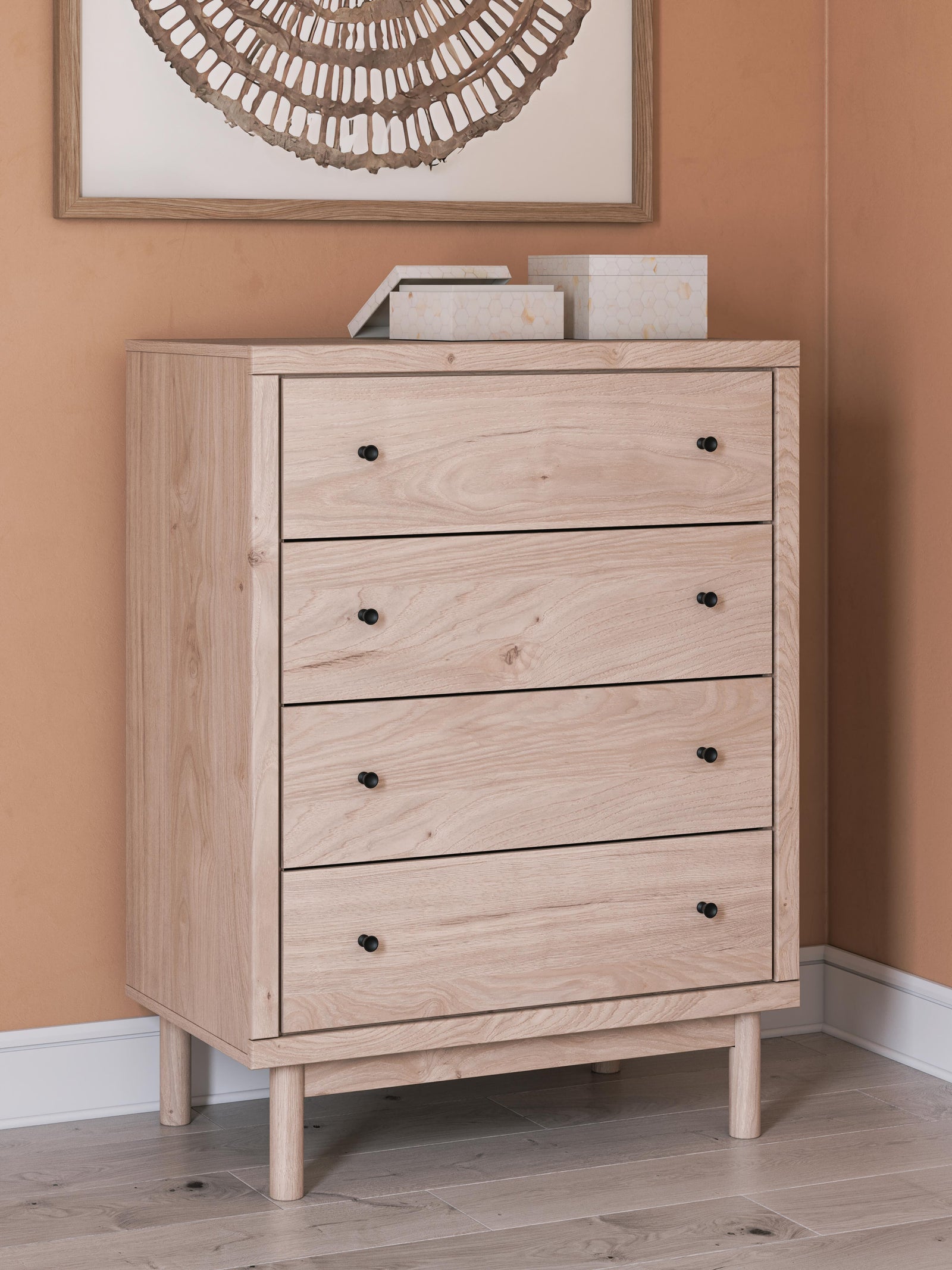 Arloster Chest of Drawers - Beige (2)