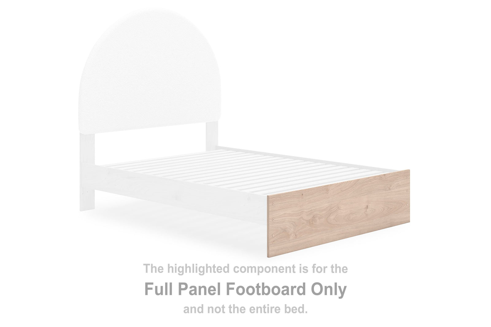 Arloster Full Panel Footboard - Beige (1)