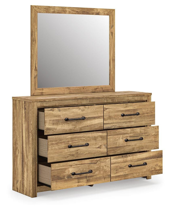 Maystonna Dresser and Mirror - Brown (4)