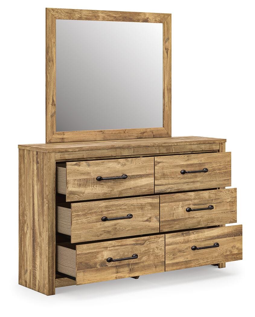 Maystonna Dresser and Mirror - Brown (4)