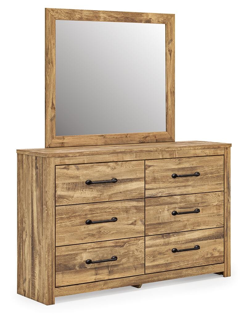 Maystonna Dresser and Mirror - Brown (1)