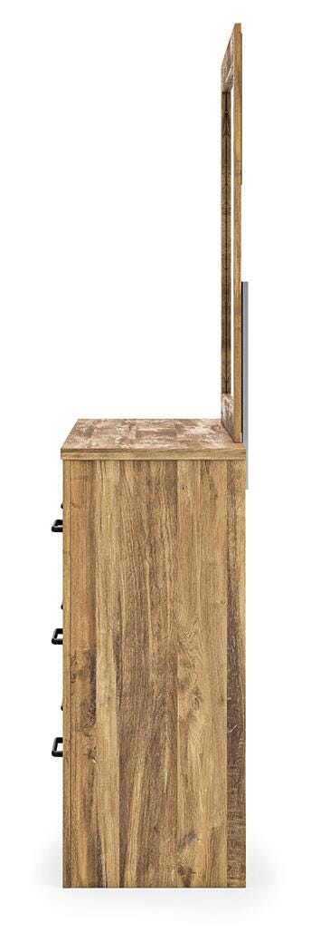 Maystonna Dresser and Mirror - Brown (7)