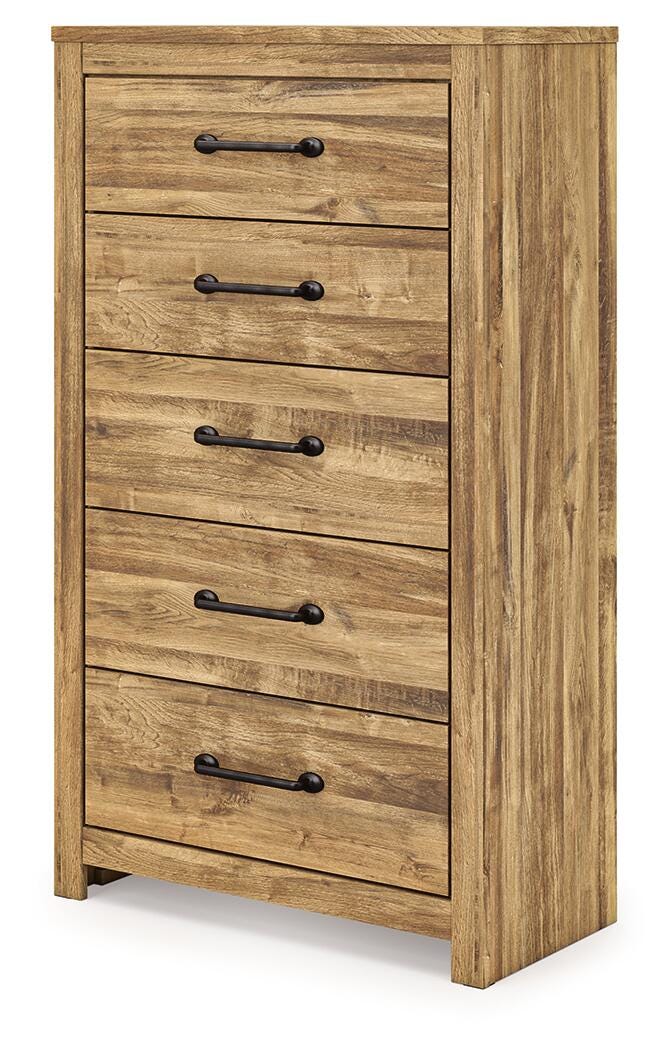 Maystonna Chest of Drawers - Brown (3)