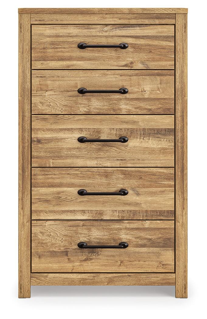 Maystonna Chest of Drawers - Brown (5)