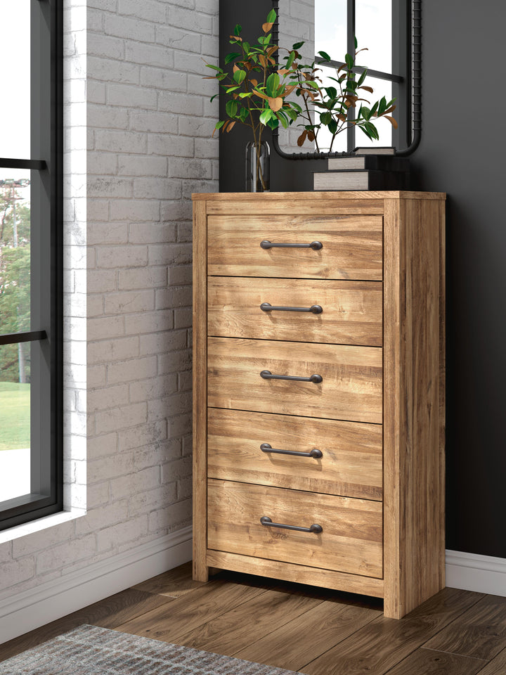 Maystonna Chest of Drawers - Brown (2)