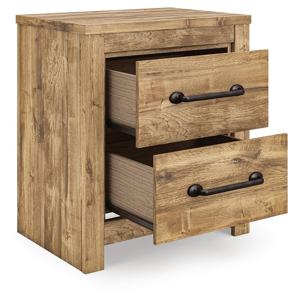 Maystonna Nightstand - Brown (4)