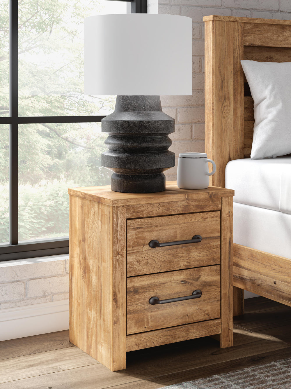Maystonna Nightstand - Brown (2)