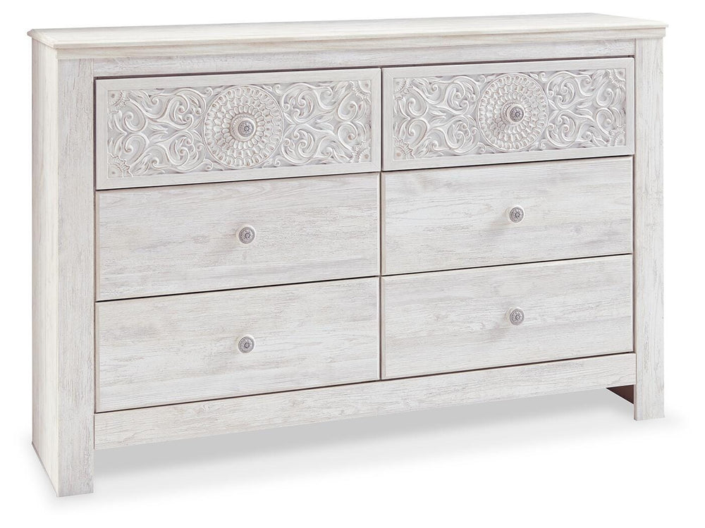 Paxberry Dresser - Whitewash (1)