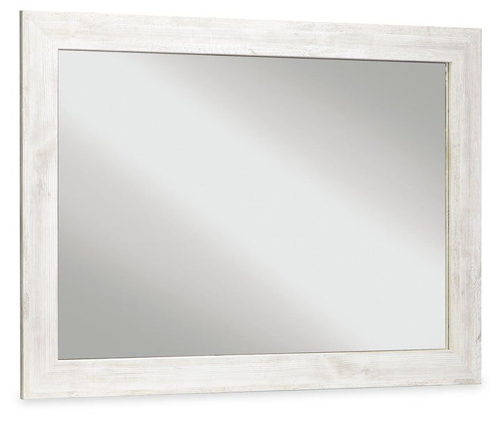 Paxberry Bedroom Mirror - White (1)