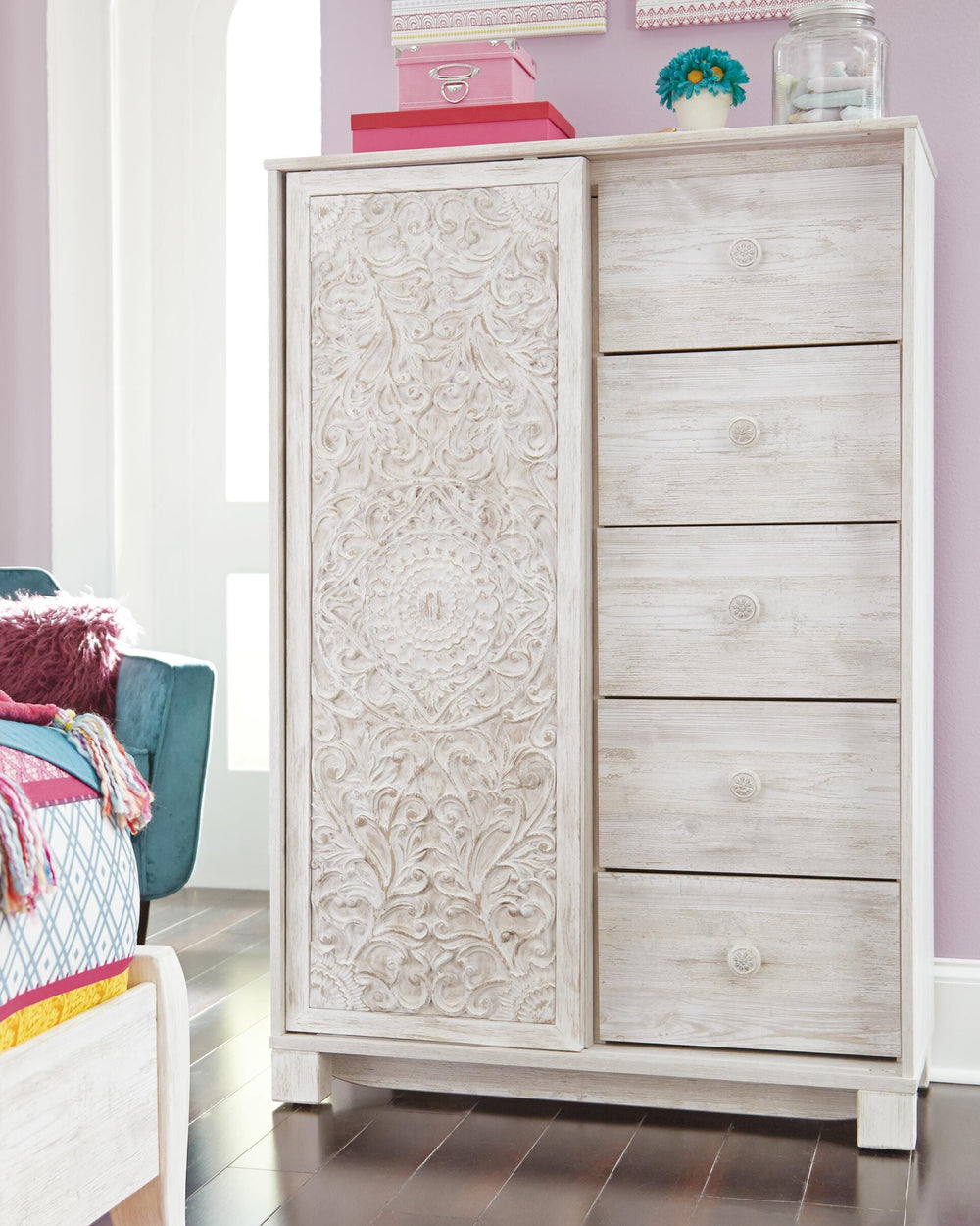 Paxberry Dressing Chest - White (5)