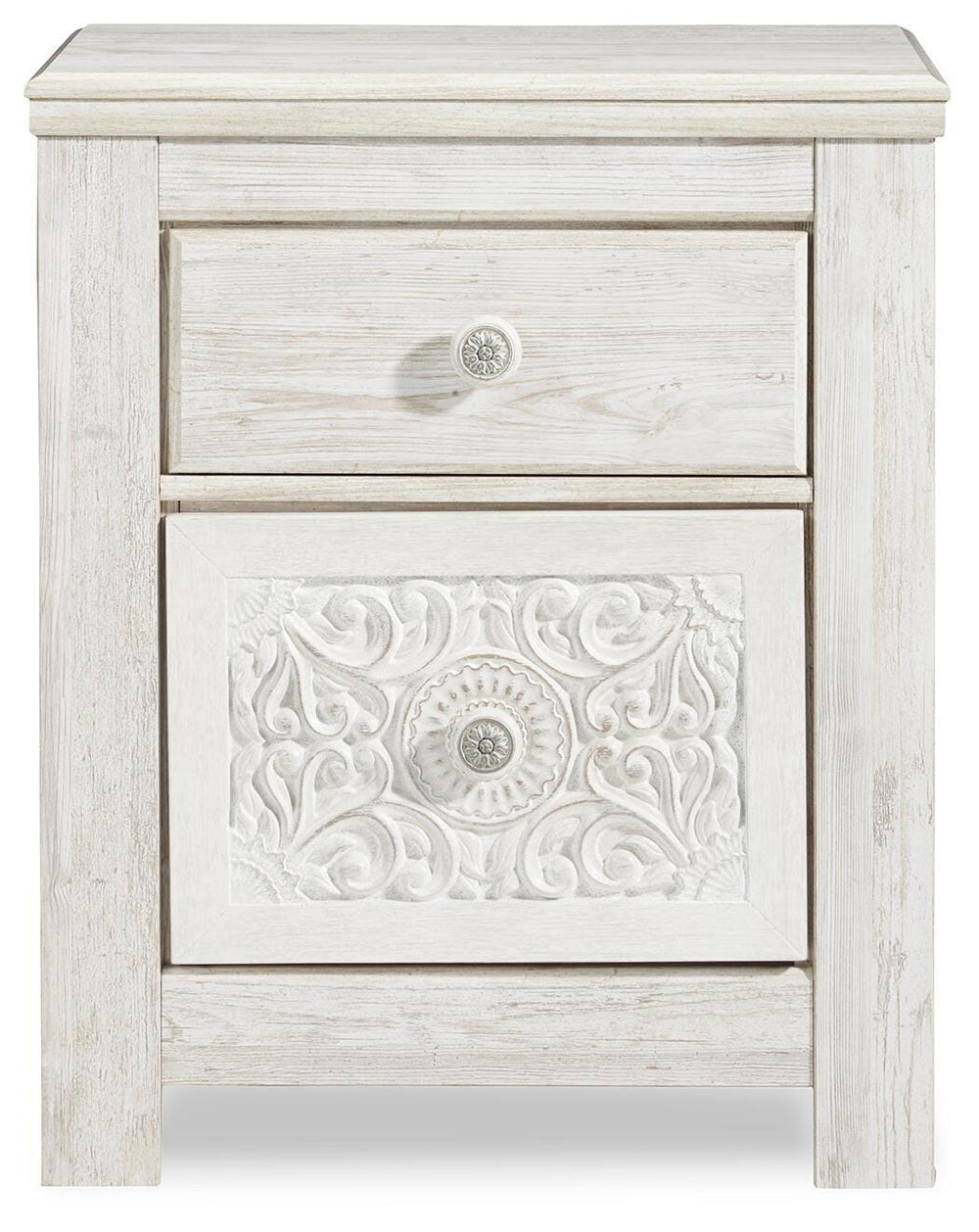 Paxberry Nightstand - Whitewash (5)