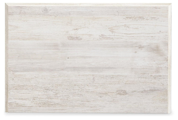 Paxberry Full Panel Bed, Chest and Nightstand - Whitewash (17)