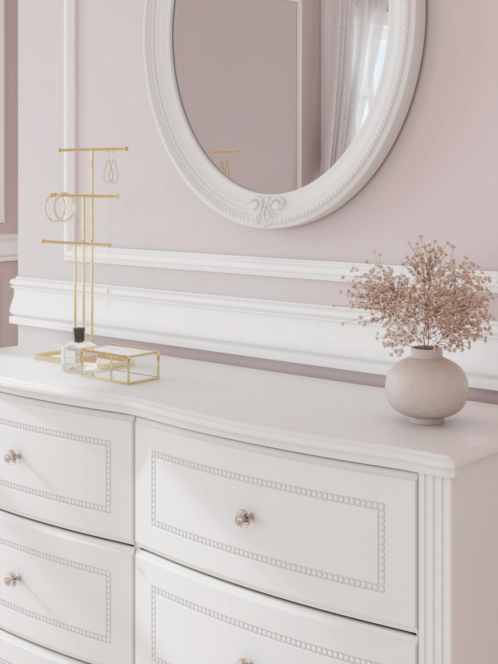 Kozlani Dresser and Mirror - White (4)