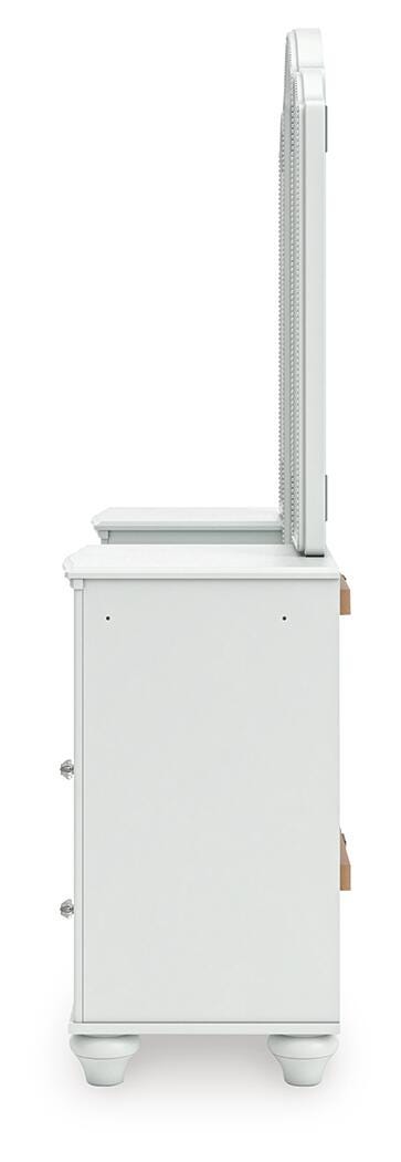 Kozlani Vanity with Mirror - White (8)