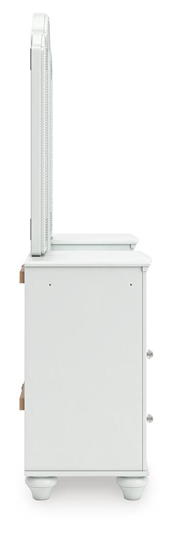 Kozlani Vanity with Mirror - White (9)