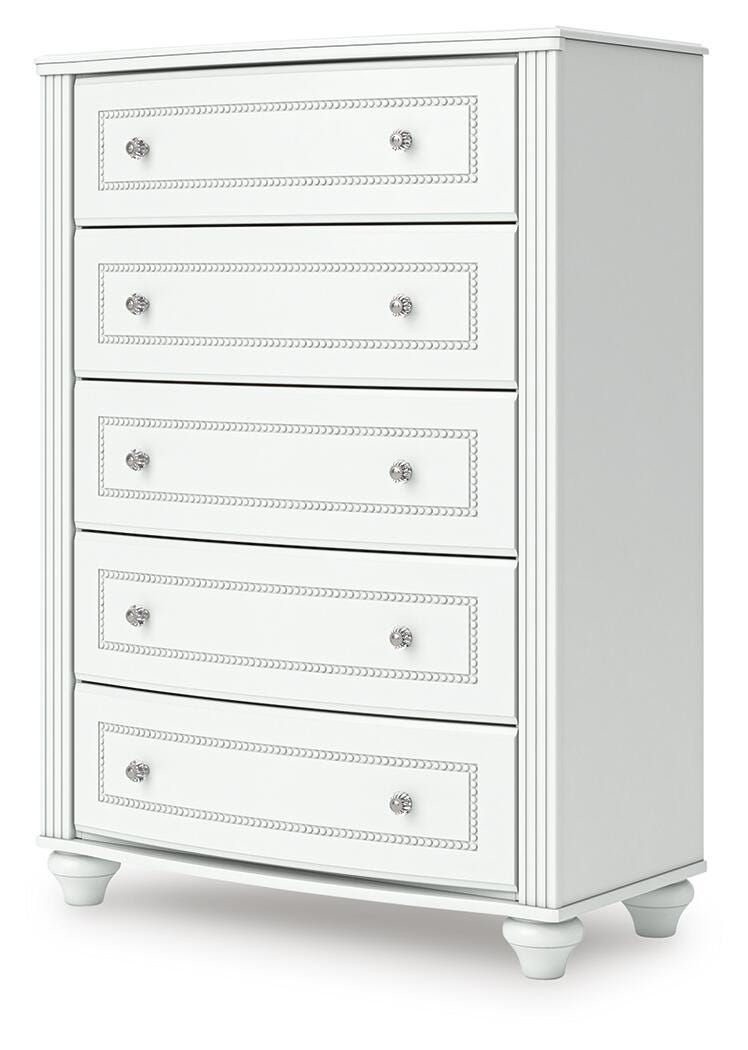 Kozlani Chest of Drawers - White (5)