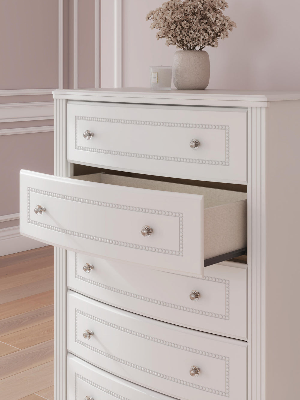 Kozlani Chest of Drawers - White (10)