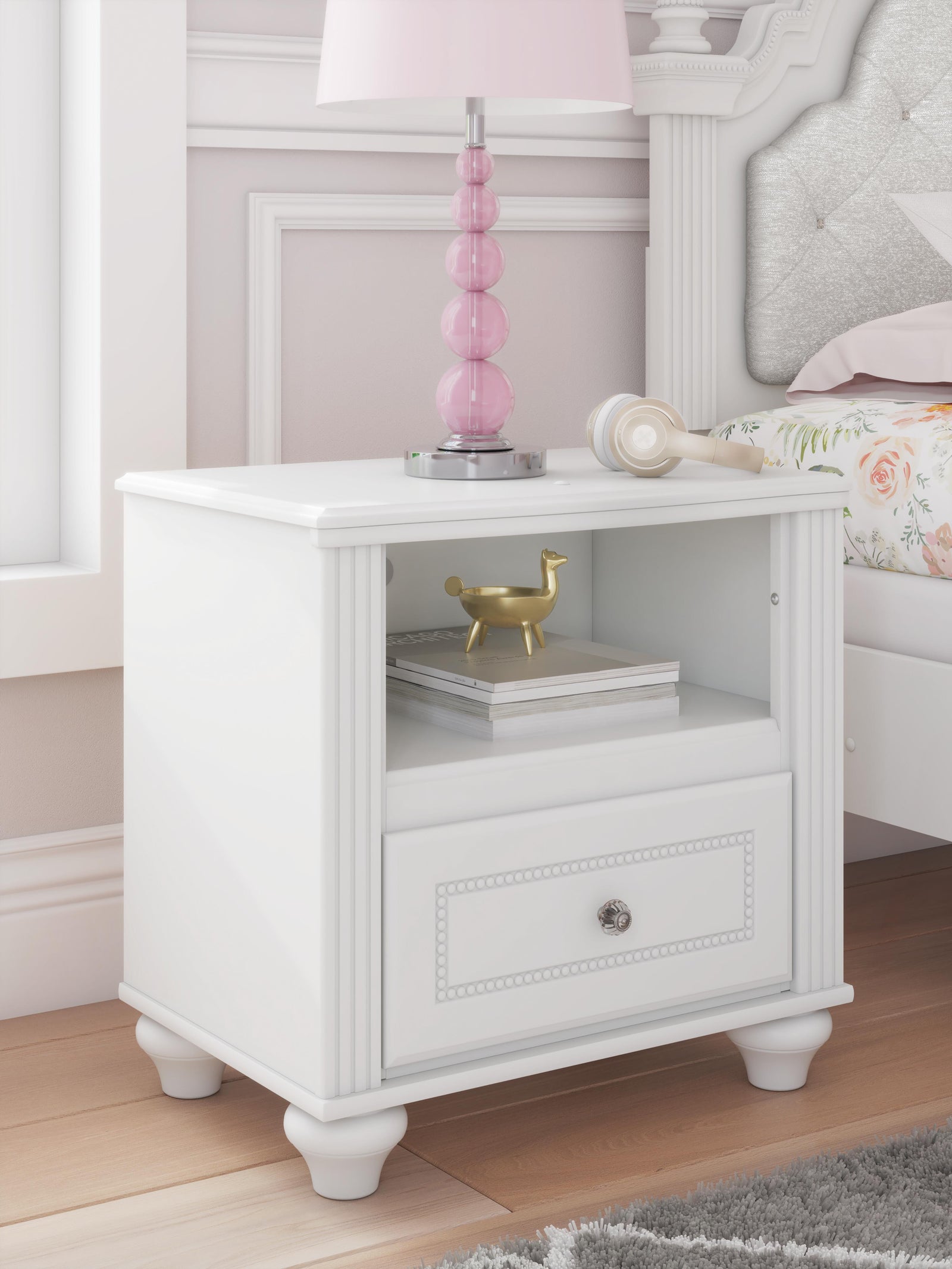 Kozlani Nightstand - White (2)