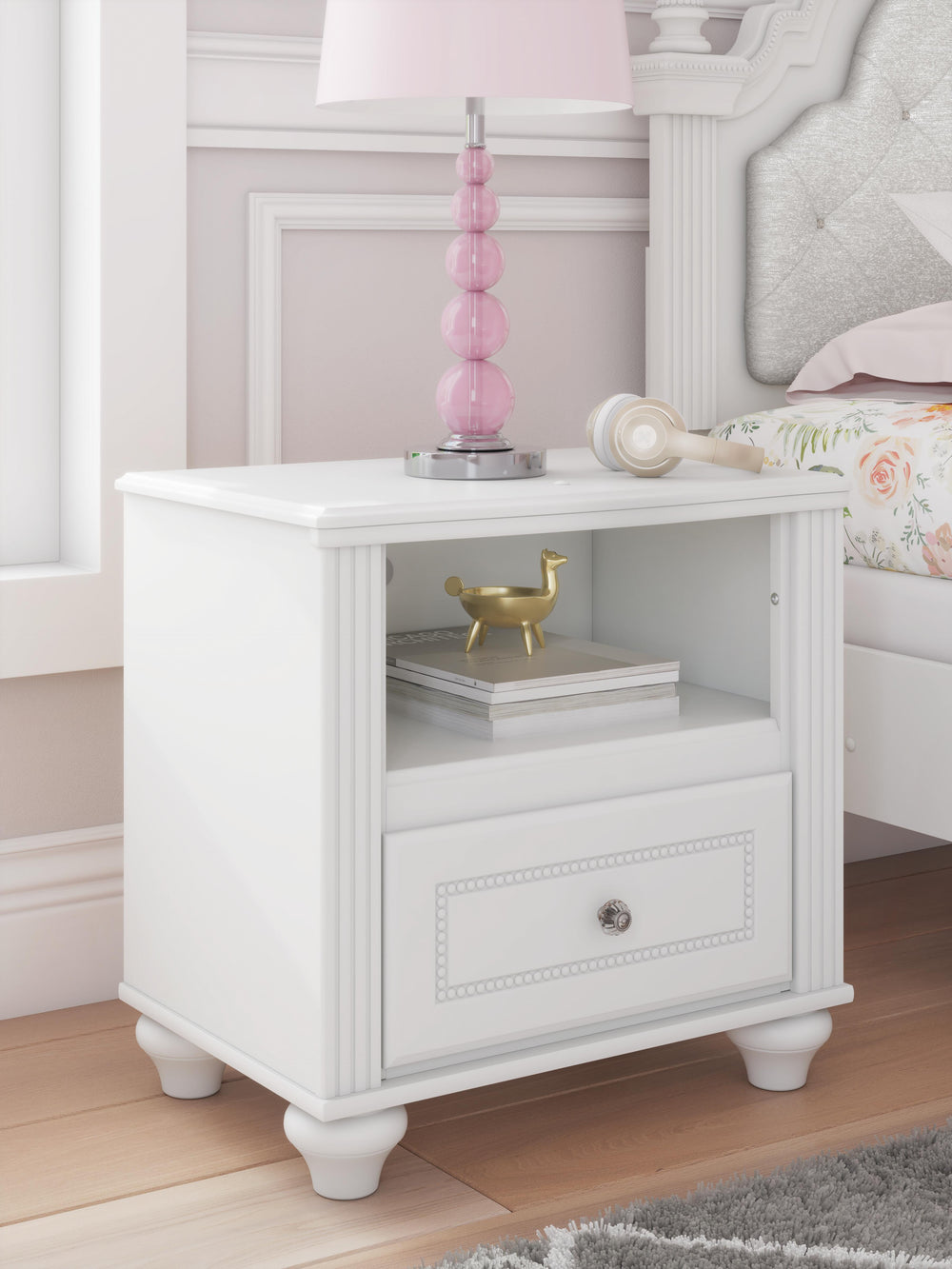 Kozlani Nightstand - White (2)