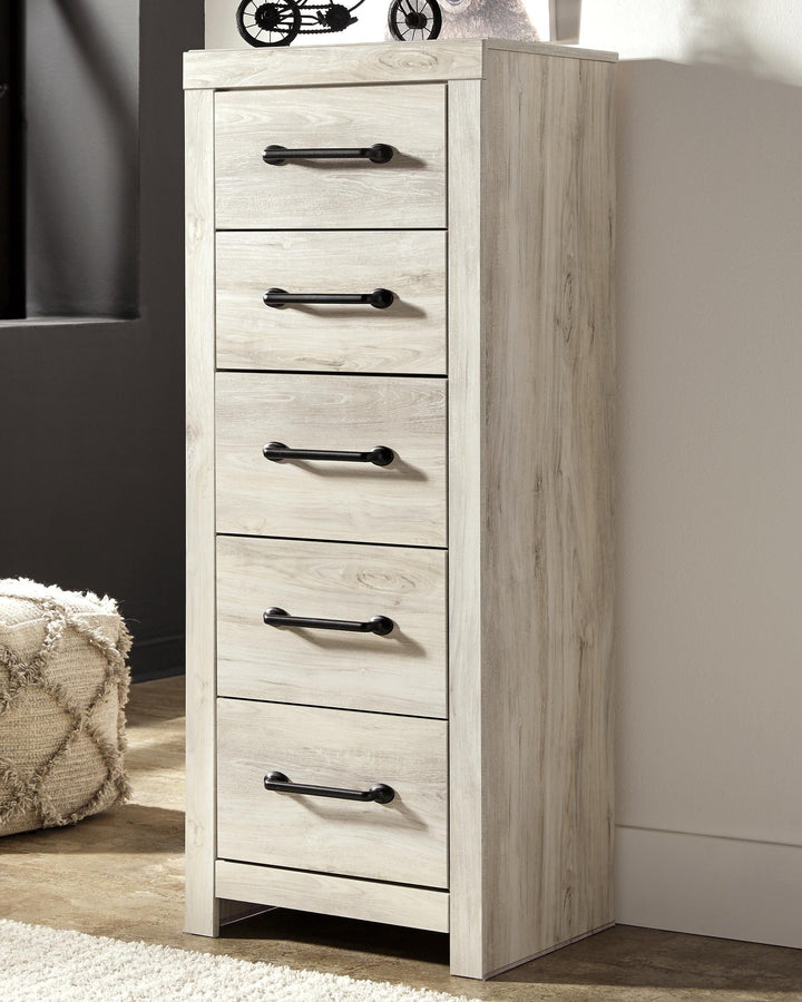 Cambeck Narrow Chest of Drawers - Beige (8)