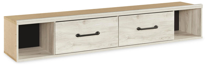 Cambeck Twin/Full Side Storage with Rail - Beige (1)