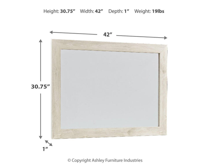 Cambeck Bedroom Mirror - Beige (3)