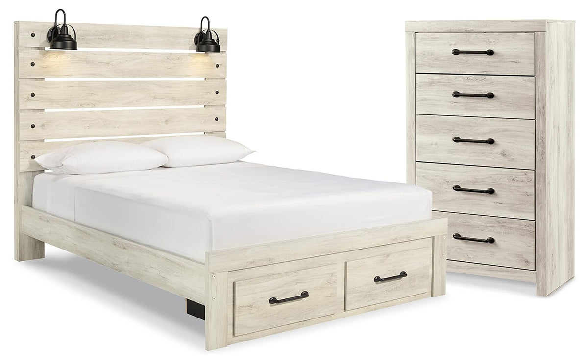 Cambeck Queen Panel Storage Bed and Chest (1)
