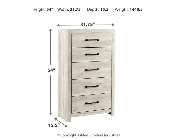 Cambeck Chest of Drawers - Beige (4)