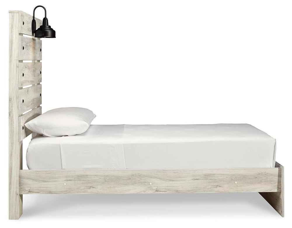 Cambeck Twin Panel Bed, 2 Dressers, 2 Mirrors and 2 Nightstands - Whitewash (6)