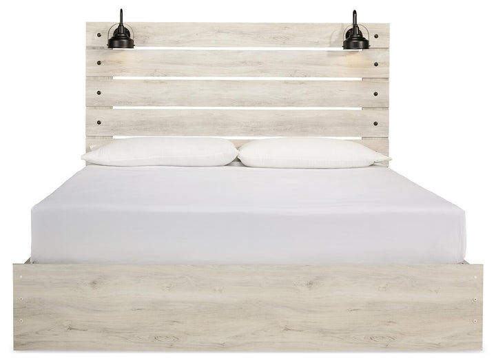 Cambeck King Panel Storage Bed, Dresser and 2 Nightstands - Whitewash (7)