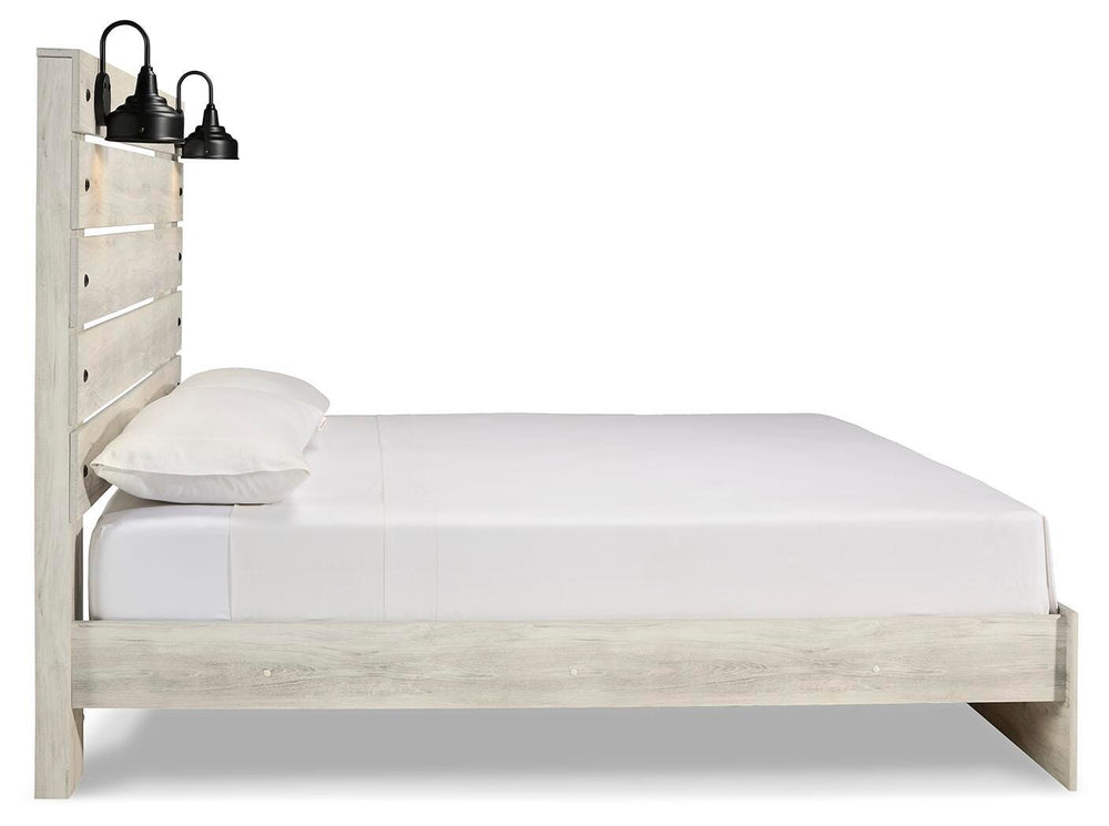 Cambeck King Panel Bed - Whitewash (5)