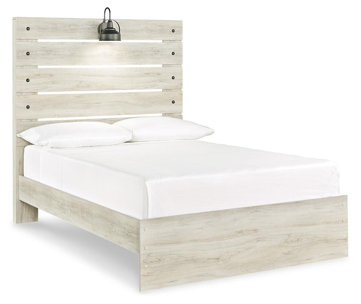 Cambeck Full Panel Bed - Whitewash (1)
