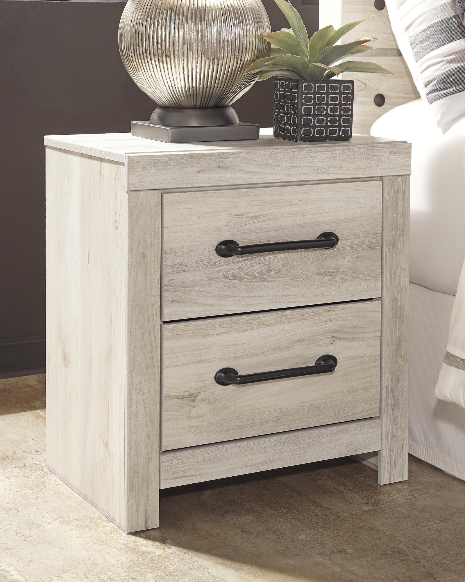 Cambeck Nightstand - Beige (2)