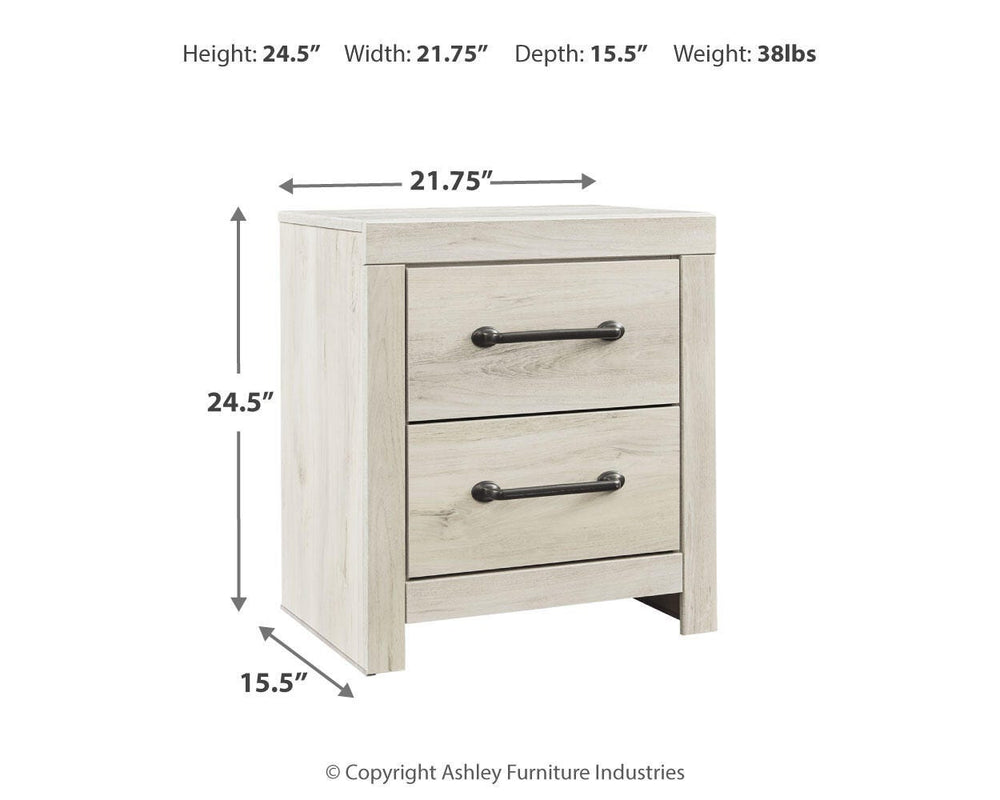 Cambeck Nightstand - Beige (4)