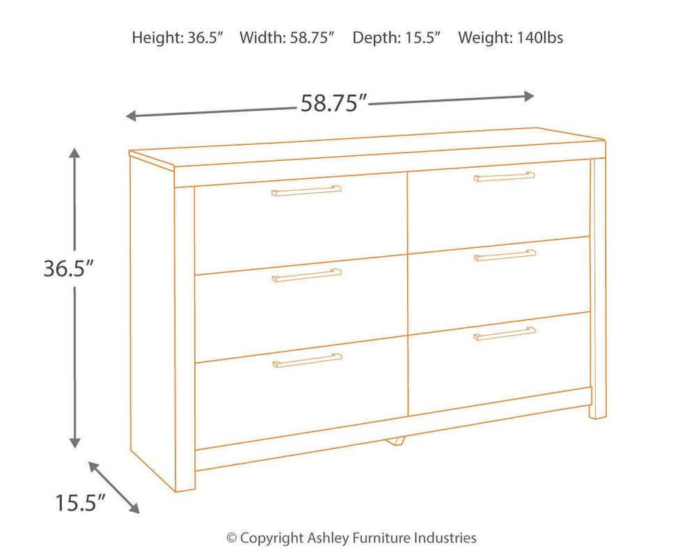Derekson Dresser - Dark Gray (4)