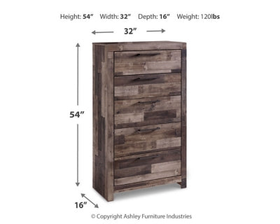 Derekson Chest of Drawers - Dark Gray