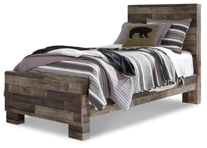 Derekson Twin Panel Bed, Dresser and Mirror (4)