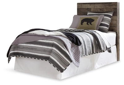 Derekson Twin Panel Headboard - Dark Gray - Dark Gray