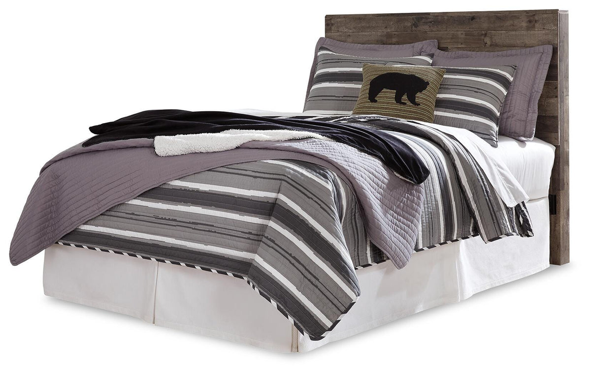 Derekson Full Panel Headboard - Dark Gray (1)