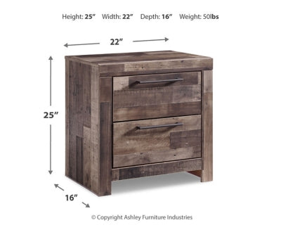 Derekson Nightstand - Dark Gray