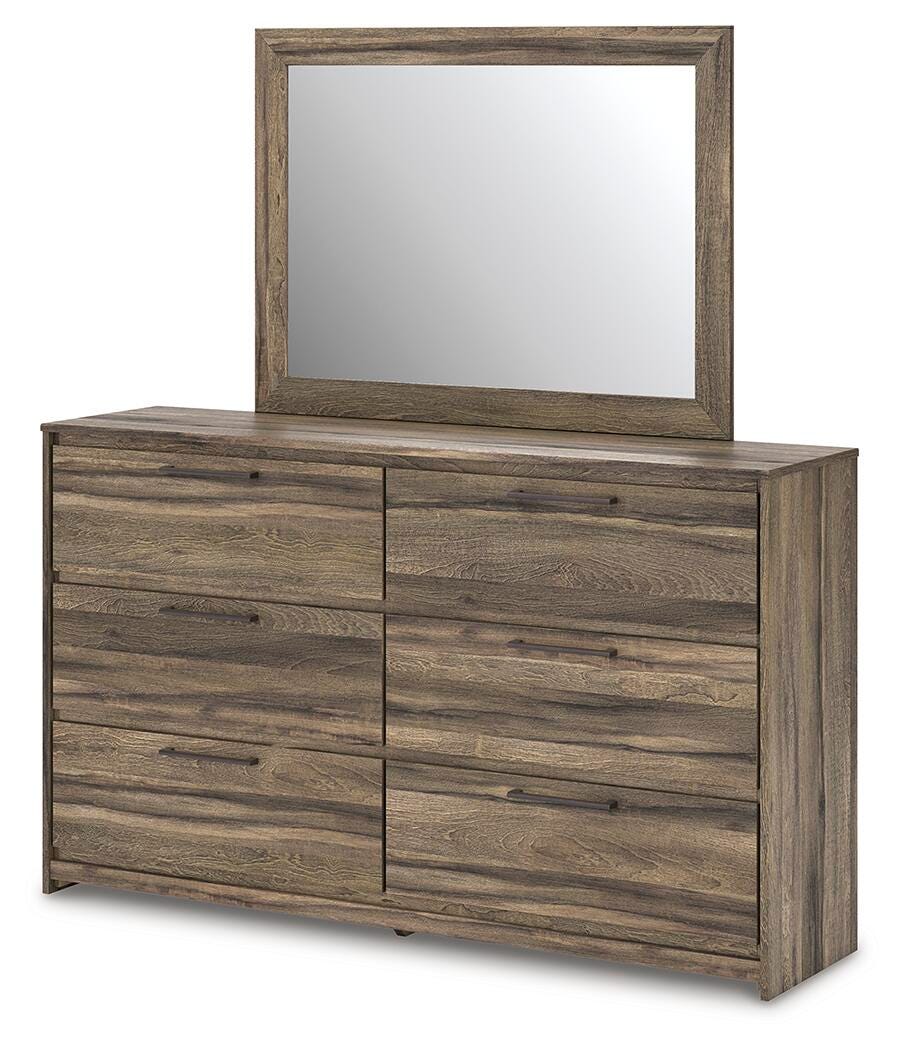 Elbrim Dresser and Mirror - Dark Brown (2)