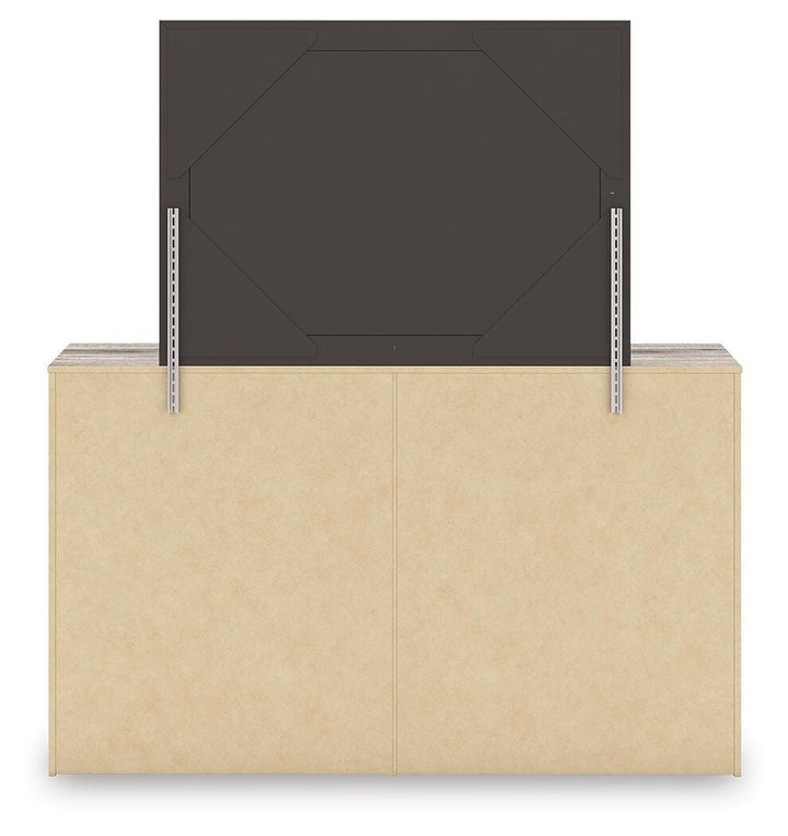 Elbrim Dresser and Mirror - Dark Brown (5)